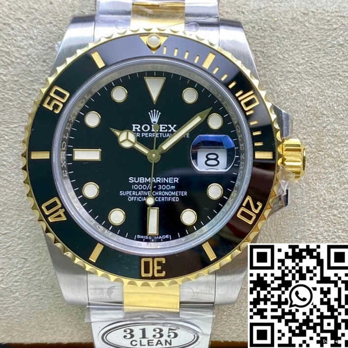 116613-LN-97203 Dial Black Submariner Clean Rolex Factory V4 0217
